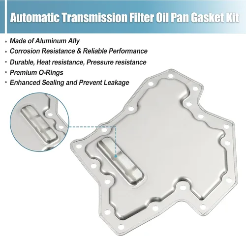 Miniatura 4 de uxcell 1 Unidades coche transmisión filtro aceite pan para NISSAN FRONTIER 4X2 2.3TD 16V 2017