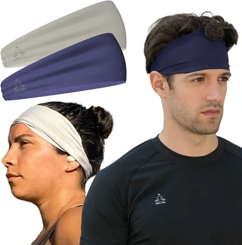 Miniatura 29 de Bandas de sudor Temple Tape - Diademas de entrenamiento para mujeres y hombres - Bandas de sudor para hombres - Bandas de sudor para deportes