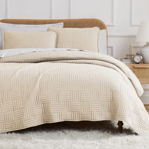 Miniatura 21 de Southshore Fine Living, Inc. Juego de colcha tamaño queen extragrande, colcha suave con dos fundas de almohada a juego