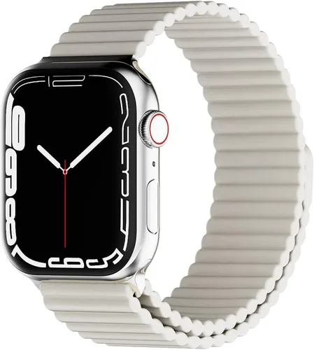 Miniatura 10 de HeiKe Correa magnética de silicona para Apple Watch Band de 1.929 in 1.811 in 1.772 in 1.732 in 1.654 in 1.614 in 1.575 in 1.496 in para hombres