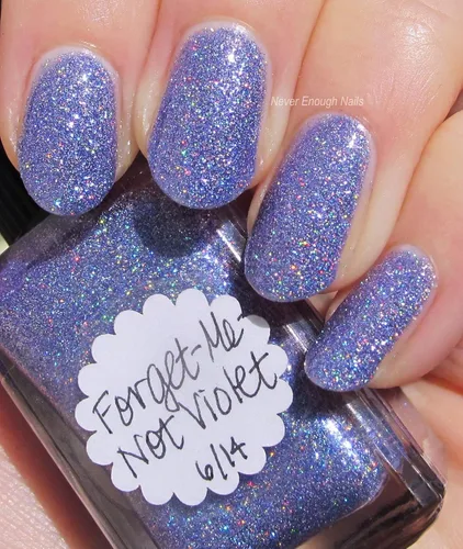 Miniatura 5 de Violet Shimmerella Nail Polish—Forget-Me-Not Violet