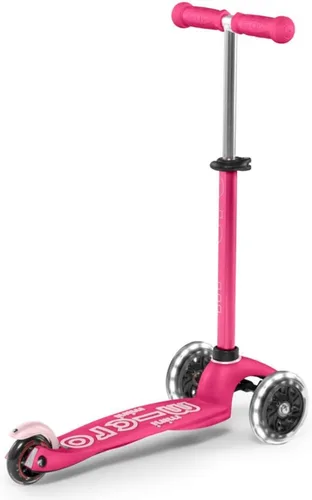Miniatura 3 de Micro Kickboard Mini scooter LED para niños de 2 a 5 años Niños de hasta 110 libras Diseño de 3 ruedas inclinadas para dirigir Barra en T