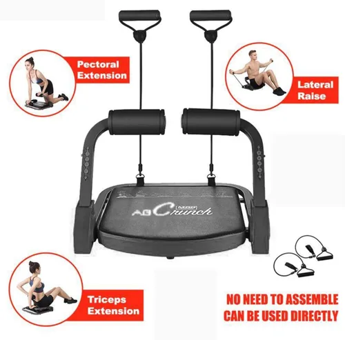 Miniatura 8 de Máquina de Abdominales Equipo de Entrenamiento Abdominal Máquina de Sentadillas y Equipo de Ejercicio Máquina de Abdominales para Entrenamiento