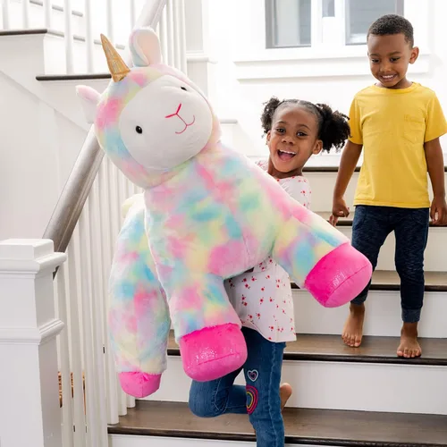 Miniatura 11 de Animal Adventure® Sqoosh2Poof™ Personaje de peluche gigante comprimido dentro de una caja pequeña Oso de 54 pulgadas
