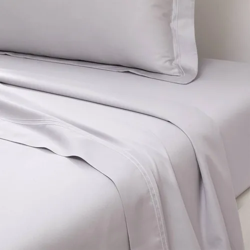 Miniatura 14 de Yves Delorme Triomphe Dune - Sábana encimera tamaño matrimonial/Queen de 94 x 116 pulgadas, sábanas lujosas extra suaves y cálidas, ropa de cama