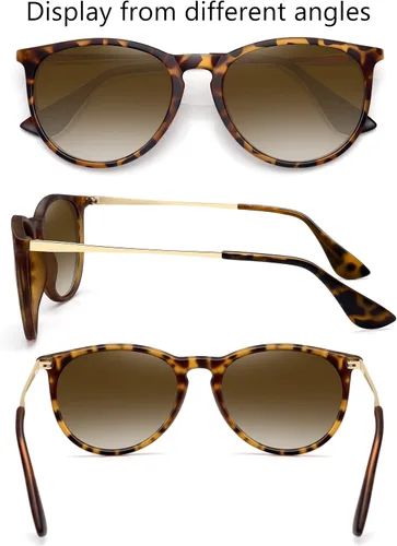 Miniatura 3 de Fozono Gafas de sol para mujer modernas polarizadas vintage para hombre con protección UV 400