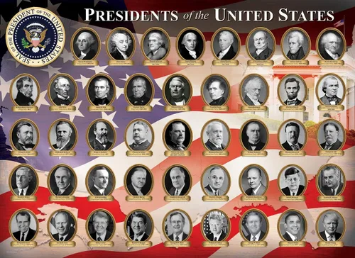 Miniatura 2 de Rompecabezas de Presidentes de EE. UU. de EuroGraphics (300 piezas)