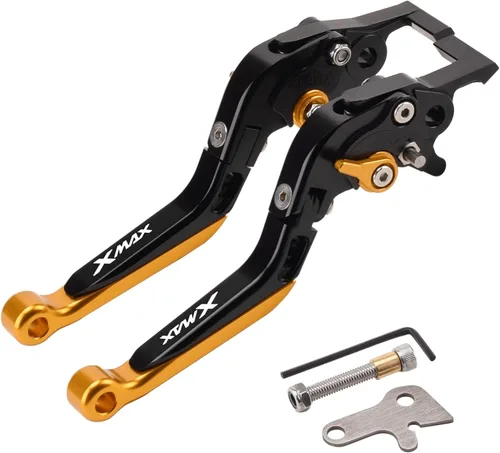 Miniatura 18 de Palancas de embrague de freno ajustables para motocicleta, cerradura de manija de estacionamiento para Yamaha Xmax 125 250 300 400 XMAX250 XMAX300