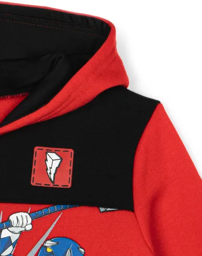 Miniatura 5 de Power Rangers - Sudadera de forro polar con media cremallera para niños de pequeño a grande
