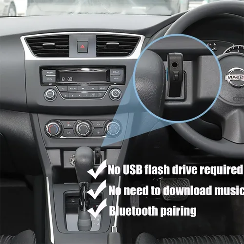 Miniatura 3 de Adaptador Bluetooth USB, adaptador de audio inalámbrico para coche, receptor de música para el hogar, sistema de sonido estéreo, speskers portátiles
