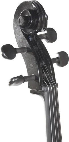 Miniatura 5 de Cecilio Kit de violonchelo de tamaño completo 4/4 para principiantes, violonchelo acústico con parte superior de abeto, kit de violonchelo con/arco