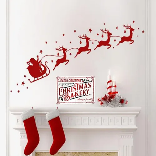 Miniatura 3 de Cartel de hojalata navideña con texto en inglés «Always Fresh «Christmas Bakery Always Fresk», decoración navideña para cocina, cafetería, bar
