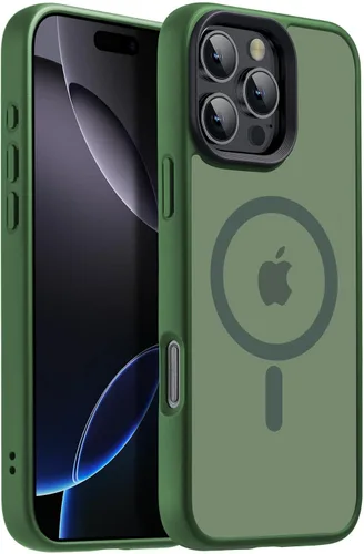 Miniatura 40 de Funda para iPhone 17 Pro Max con protector de lente de cámara [protección de grado militar de 10 pies] compatible con MagSafe a prueba de golpes