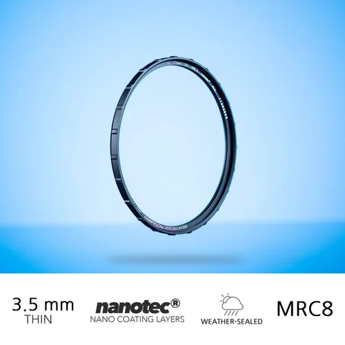 Miniatura 3 de Filtro UV X2 de 3.031 in para lentes de cámara, filtro de fotografía con protección UV con paño para lentes, MRC8, revestimientos nanotec