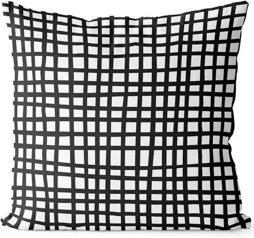 Miniatura 17 de BEDSUM Funda de almohada de microfibra, suave, decorativa, geométrica, abstracta, triangular, funda de cojín cuadrada para sofá, dormitorio, 18 x 18