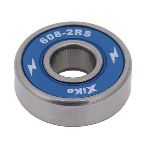 Miniatura 6 de XIKE 8 Pcs Black 608-2RS Skateboard Bearings 8x22x7mm, High Speed Smooth and Durable, Replace for Longboards, Inline Skates, Roller skates, Ice