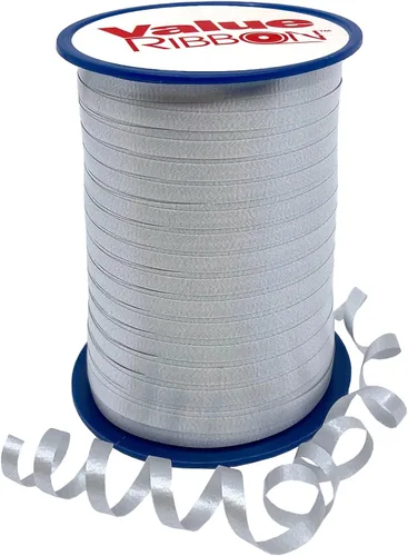 Miniatura 23 de Value Ribbon - Cinta rizadora prensada, 3/16 pulgadas x 500 yardas para envoltura de regalos, manualidades, proyectos de arte y decoraciones de Azul