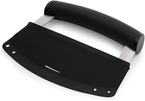 Miniatura 3 de KitchenAid Cuchillo Mezzaluna con hoja curvada de acero inoxidable con mango ergonómico, 6 pulgadas, color negro