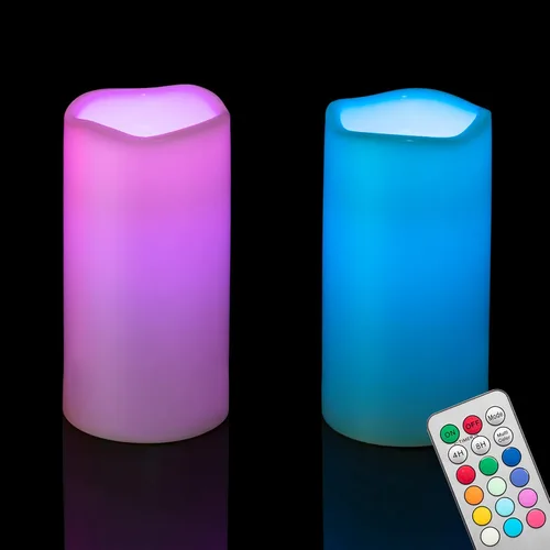 Miniatura 10 de 12 velas votivas LED parpadeantes sin llama a granel que funcionan con pilas/eléctricas, luces LED parpadeantes para té, velas falsas a granel