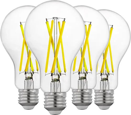 Miniatura 15 de FLSNT Bombillas LED Edison equivalentes a 100 W, bombillas LED A21 regulables de 12 W, 1600 LM, 2700 K blanco suave, CRI90, base E26, paquete de 8