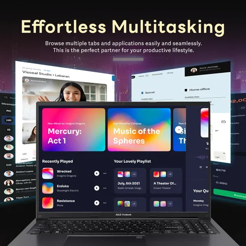 Miniatura 7 de ASUS Vivobook - Computadora portátil WUXGA de 16 pulgadas, Intel Core i7-1355U, 16 GB de RAM, 1.5 TB de almacenamiento