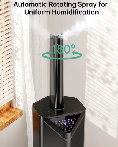 Miniatura 3 de Humidificadores de 5 galones para dormitorio, habitación grande, 2800 pies cuadrados, control remoto y aplicación, humidificador silencioso