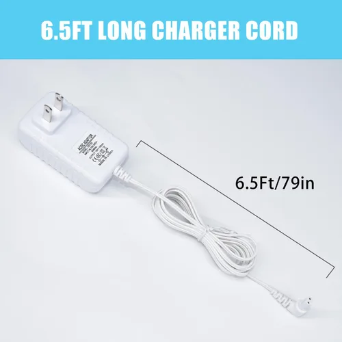 Miniatura 2 de Cargador de 15 V compatible con Black and Decker 90627870 Dustbuster Aspiradora de mano HHVI315JO42 HHVI320JR02 HFVB320J27 HLVA320JS10 Blanco