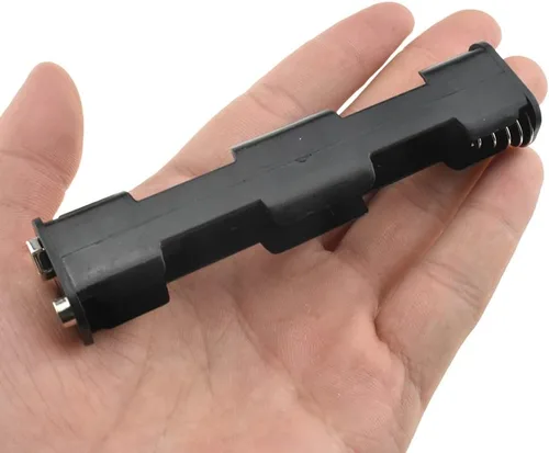 Miniatura 7 de HAHIYO 2 soportes de batería AAA con conector JST, suministro portátil, intercambio rápido, tapas de forma segura, conveniente interruptor