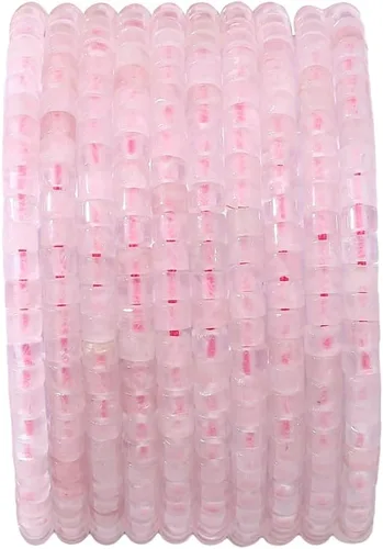 Miniatura 12 de BEADIA Cuentas de jade africano natural en cilindro corto 2x3mm 155 piezas Tubo cuentas sueltas semipreciosas para hacer joyas Diseño