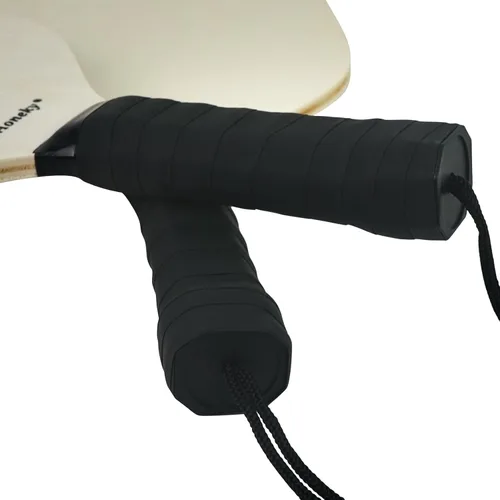 Miniatura 3 de Aoneky Juego de paletas de pickleball de madera para interiores o exteriores