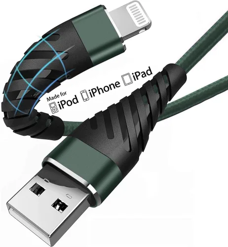 Miniatura 8 de Cable de carga para iPhone de 3 pies para [certificado MFi de Apple], (paquete de 2) cable Lightning CyvenSmart de 3 pies, cable de carga rápida