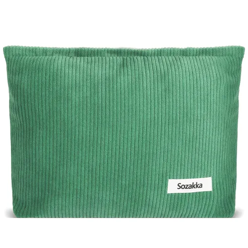 Miniatura 11 de Bolsa de maquillaje de flores para mujer, bonita bolsa de maquillaje para bolso, bolsa de cosméticos con cremallera, bolsa de cosméticos de lona