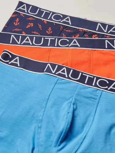 Miniatura 3 de Nautica - Calzoncillos clásicos de algodón elástico para hombre, pack de 3