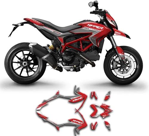Miniatura 11 de Kit de adhesivos personalizados para Hypermotard Hyperstrada 821 2013 2014 2015 2016, DCTHYMS1318003-KO