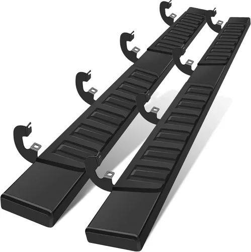 Miniatura 12 de COMNOVA - Estribos de 6 pulgadas compatibles con Chevrolet Colorado/GMC Canyon Crew Cab 2015-2026, estribos y escalones para Colorado (negro)
