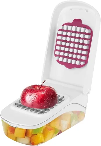 Picador de alimentos, picador manual de verduras de mano, cortador de verduras rebanador de verduras sin esfuerzo para restricción