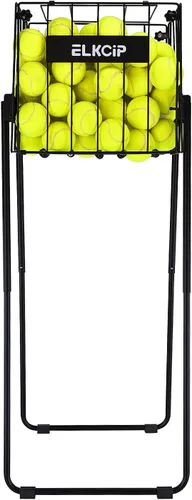 Portable Pickleball & Tennis Ball Hopper - Pickleball Collector Retriever Basket Carrier Gatherer Picker Container for Picking and Storage Training