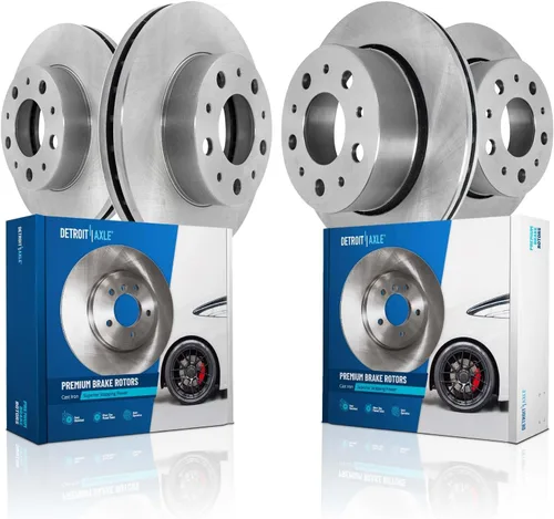 Miniatura 96 de Detroit Axle - Rotores de freno para Ford Mustang 2015 2016 2017 2018 2019 2020 2021 2022 2023 Rotores de freno de disco 2016 2017 2018 2019