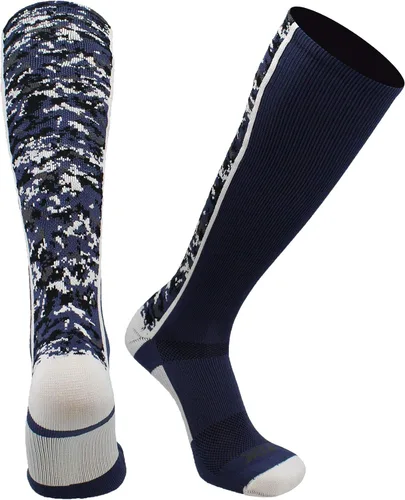 Miniatura 31 de TCK Calcetines de béisbol para jóvenes, niños u hombres, con diseño de camuflaje digital y longitud hasta por encima de la pantorrilla