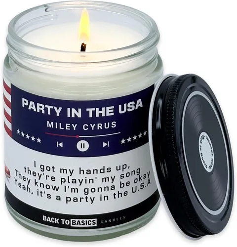 Miniatura 30 de Back to Basics Juego de velas premium Taylor - 3 velas veganas de cera de soja y coco perfumadas para decoración del hogar, regalos de cumpleaños
