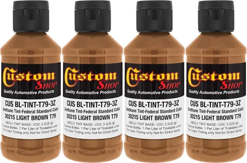 Miniatura 47 de Revestimiento personalizado de 300 ml (color negro metálico) de Urethane Tint concentrado para tintar camión cama revestimiento – Proporcionado