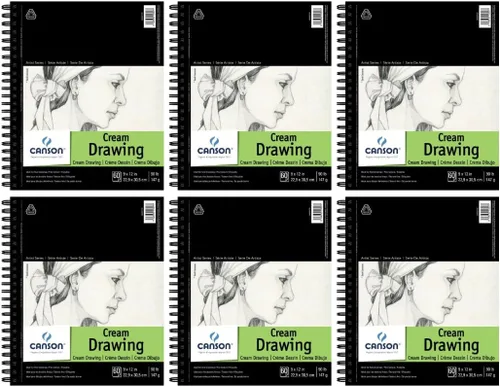 Miniatura 9 de Canson Artist Series Papel de Dibujo, Bloc con Espiral de Alambre, 9x12 pulgadas, 24 Hojas (80lb/130g) - Papel de Artista para Adultos y Estudiantes
