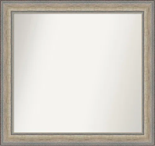 Miniatura 37 de Amanti Art Espejo de baño plateado para sobre fregadero, 28 x 47 pulgadas, espejo rectangular de plata imperial, marco de madera tradicional de gran