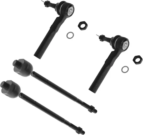 Miniatura 37 de TRQ Juego de barras de acoplamiento delanteras interiores y exteriores de 4 piezas compatible con Jeep Cherokee 1991-2001 y Comanche 91-92