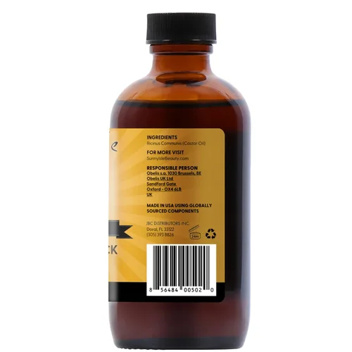 Miniatura 9 de Sunny Isle Aceite de ricino negro de Jamaica 4 oz 100% Natural para el cabello, el cuero cabelludo y el cuidado de la piel