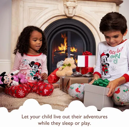 Miniatura 2 de Disney Girls' Minnie Mouse 2-Piece Snug-Fit Cotton Pajamas Set