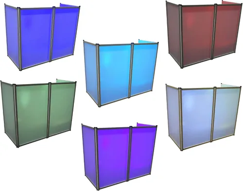 Miniatura 5 de Harmony Audio HA-SKRIM Luz de aluminio portátil DJ Evento Fachada Cabina Scrim nuevo