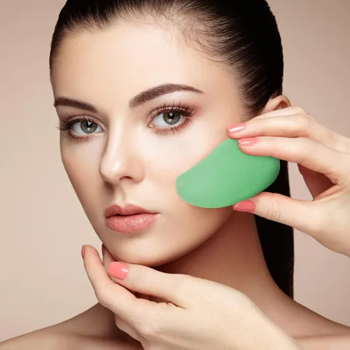 Miniatura 5 de FOMIYES Mango en forma de esponja 4pcs belleza huevo maquillaje Miss esponja polvo poliuretano punta punta esponja