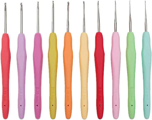 Miniatura 9 de Yarniss - Juego de ganchos de ganchillo ergonómicos grandes de 0.256 pulgadas, 0.276 pulgadas, 0.315 pulgadas, 0.354 pulgadas, 0.394 pulgadas
