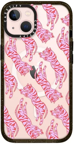 Miniatura 325 de Funda Impact de CASETiFY para iPhone 13 Pro Max con Magsafe - Estuche Claro Cuento de Invierno - Claro Negro Estuche transparente Winter Tale